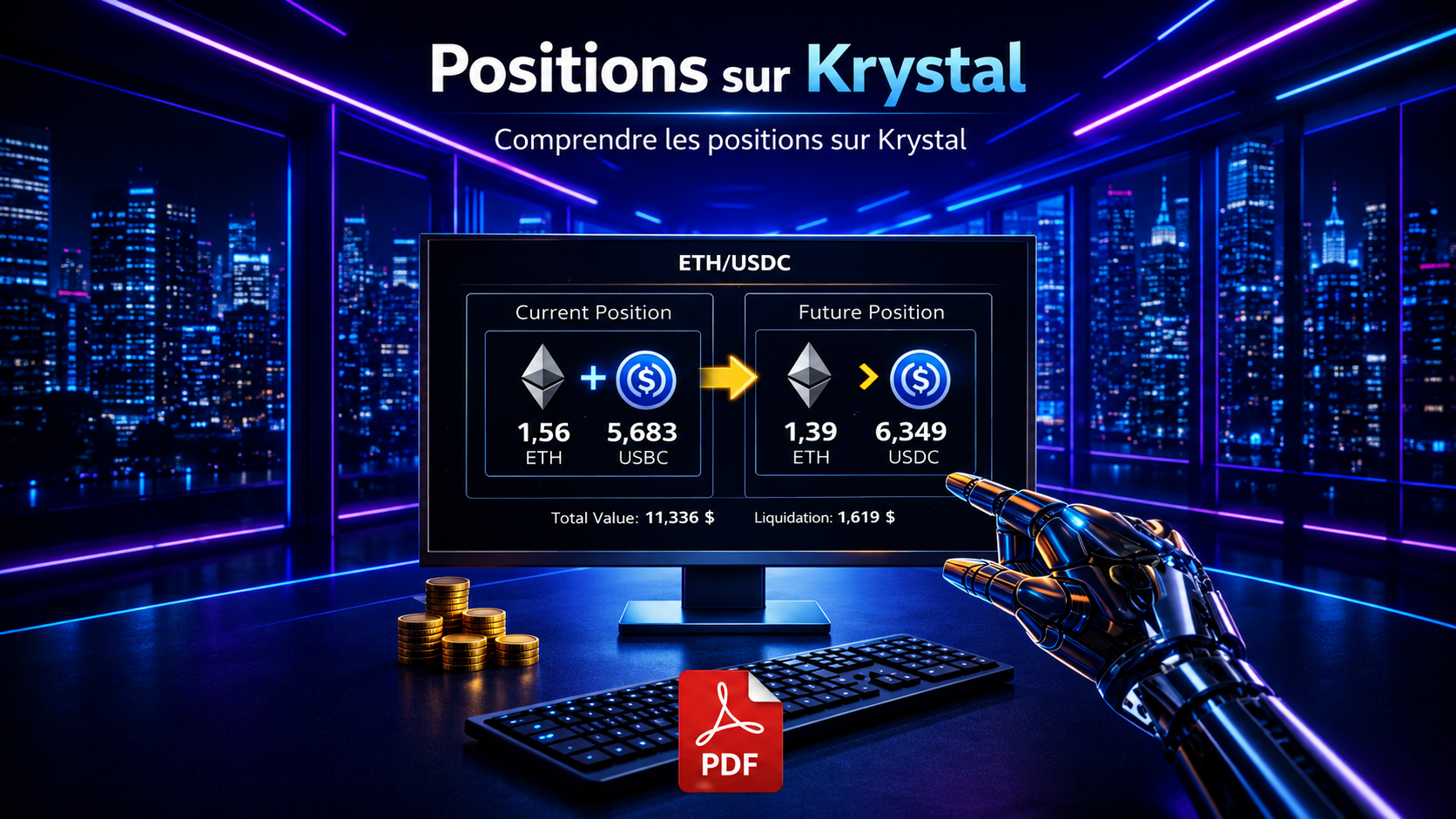 Positions sur Krystal